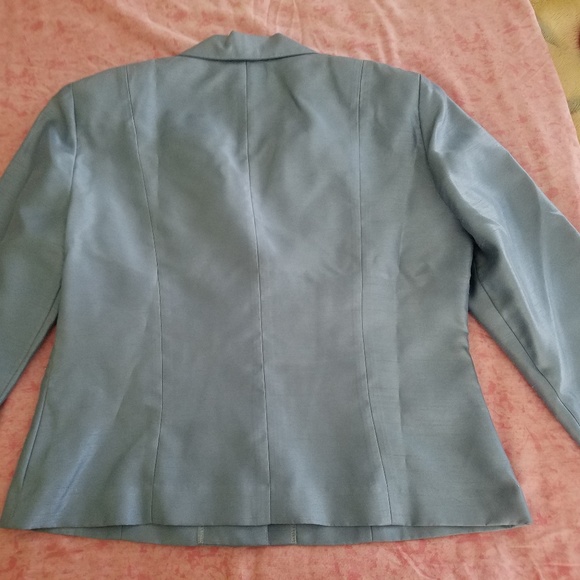 Jessica Howard Light Blue Beaded Jacket - Picture 2 of 8